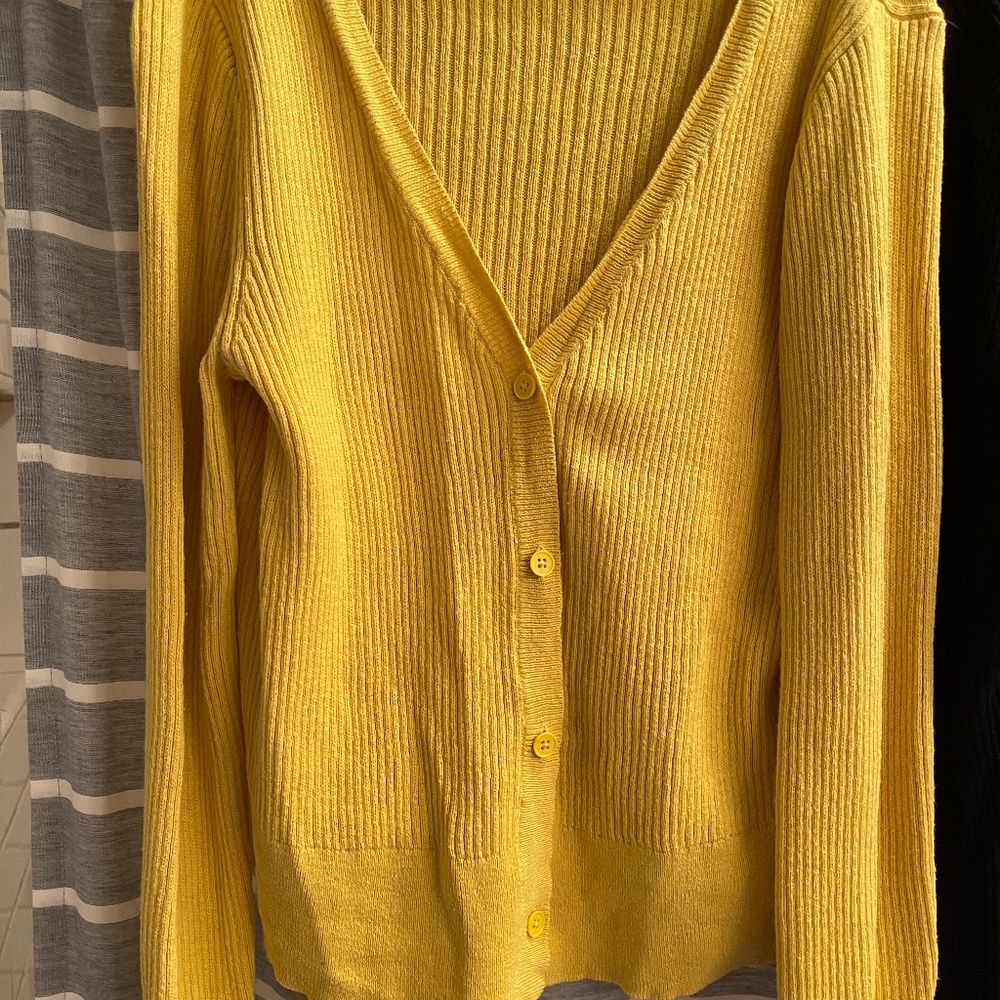 1901 girls mustard cardigan